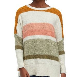 NWT Wonderly Striped Sweater Size Small with Side Slit Great with Leggings